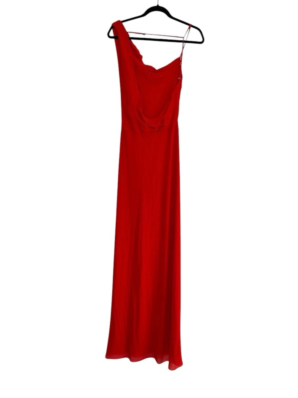 NEW Reformation Pheby Cowl Neckline Red Slit Gown, Small - Picture 6 of 10